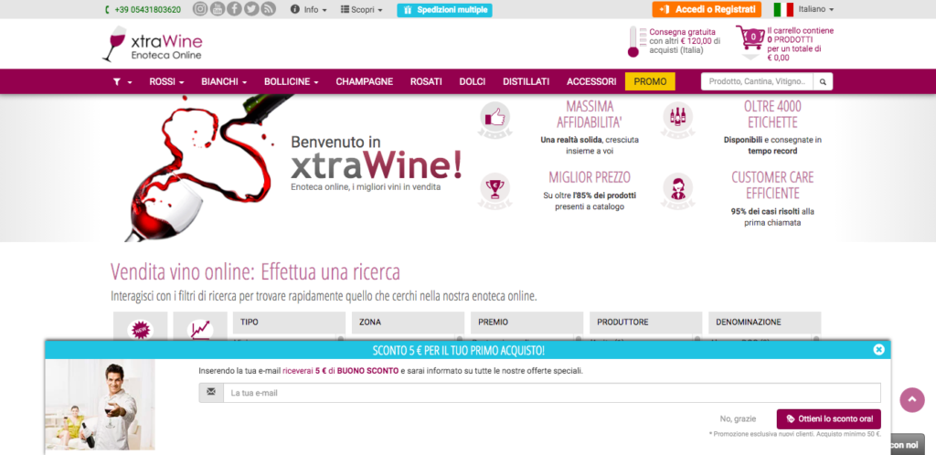 vini ecommerce xtrawine